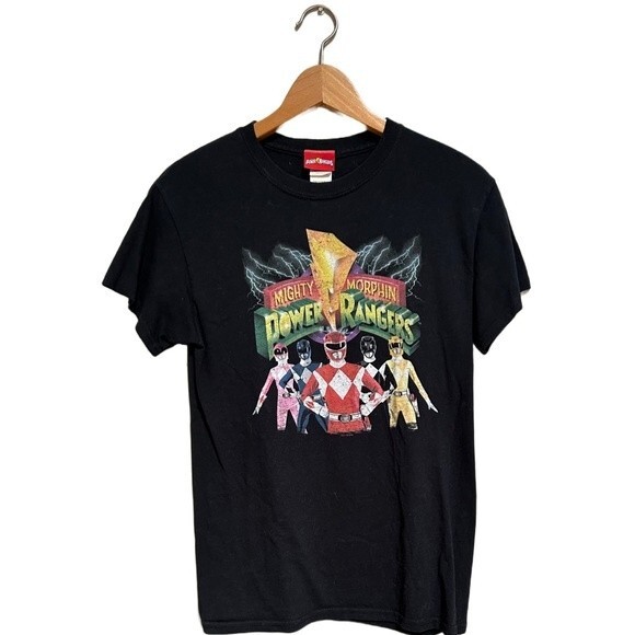 VINTAGE Power Rangers Graphic T-Shirt Women’s Size Small - Picture 1 of 3
